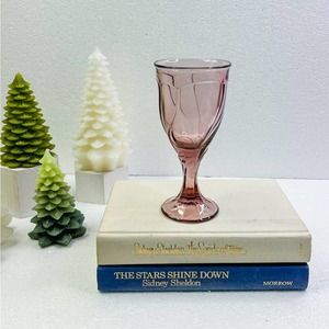 Sweet Swirl Nortake Amethyst Water Goblet  Water Goblet - Rare Color